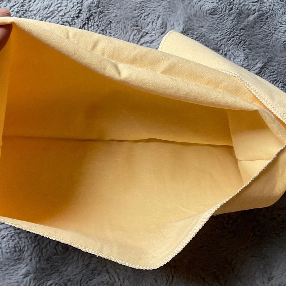Louis Vuitton Pale Yellow Dust Bag with Logo